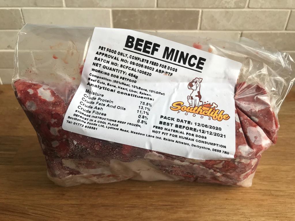 Southcliffe Beef 80/10/10 – 454g