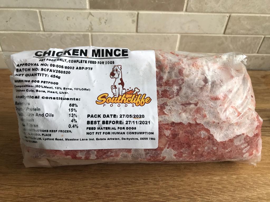 Southcliffe Chicken 80/10/10 – 454g