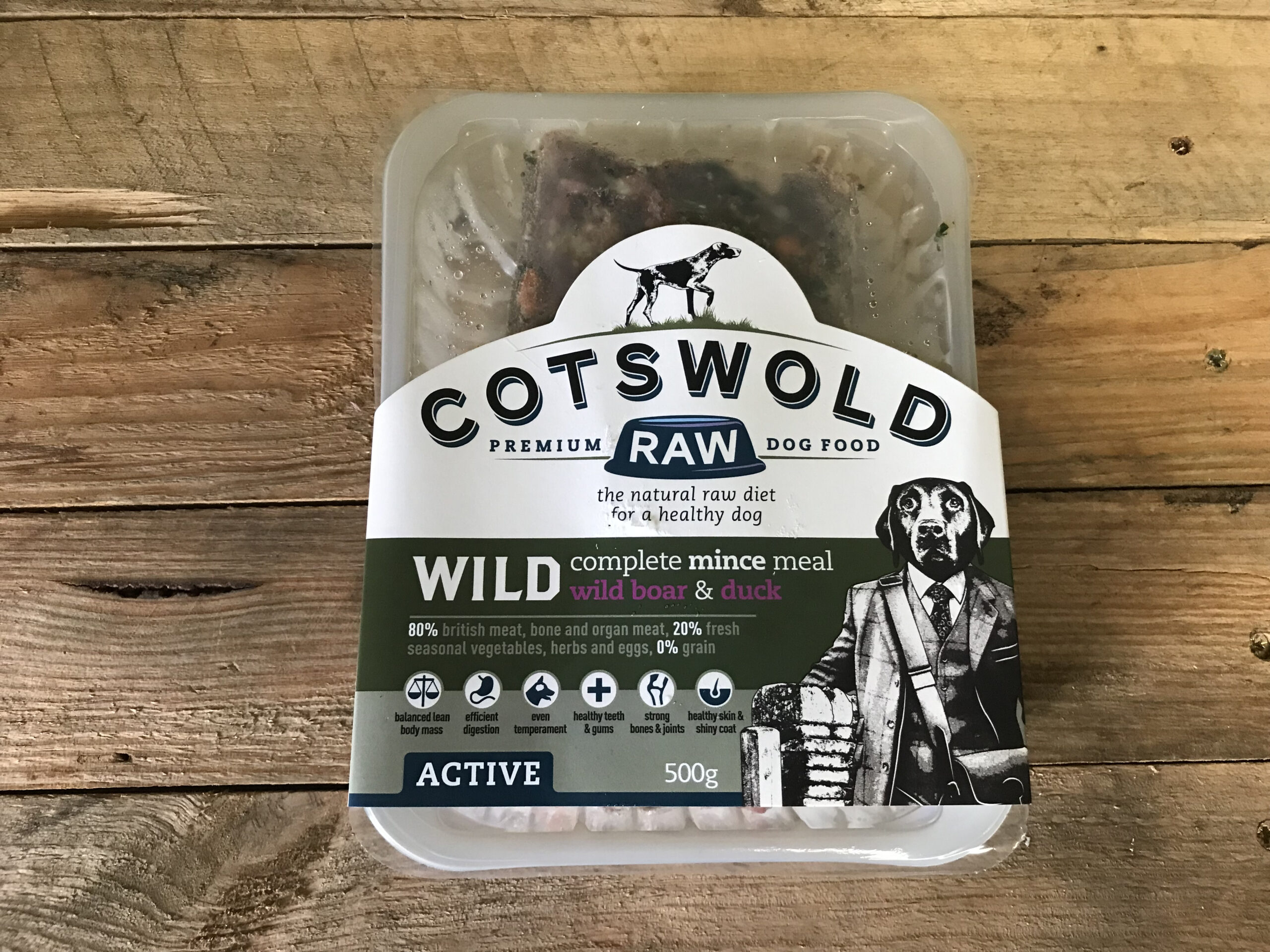 Cotswold Wild Range With Wild Boar & Duck 80/20 – 500g