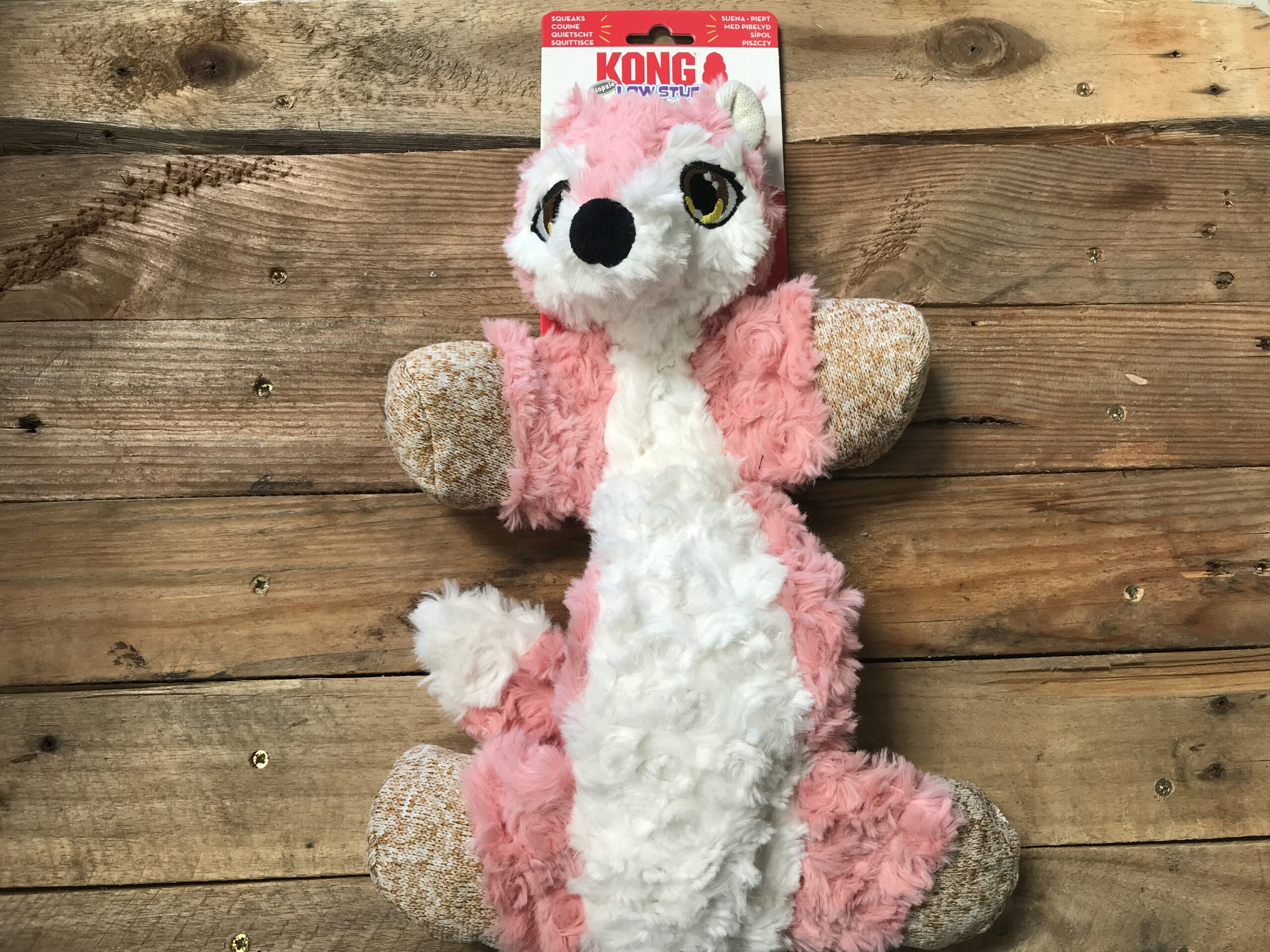 KONG Low Stuff Flopzie Fox – Large