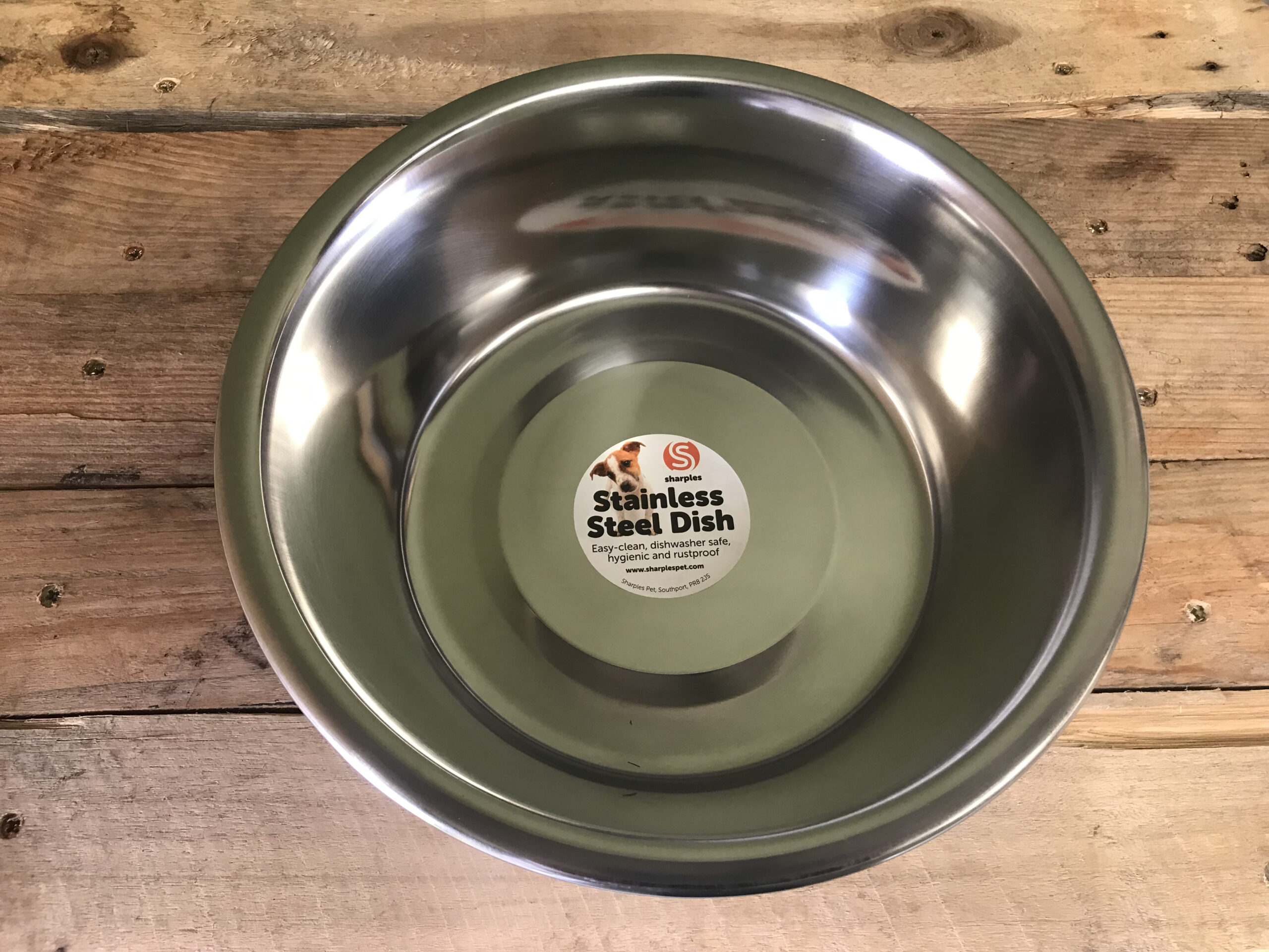 Stainless Steel Feeding Bowl – 25cm