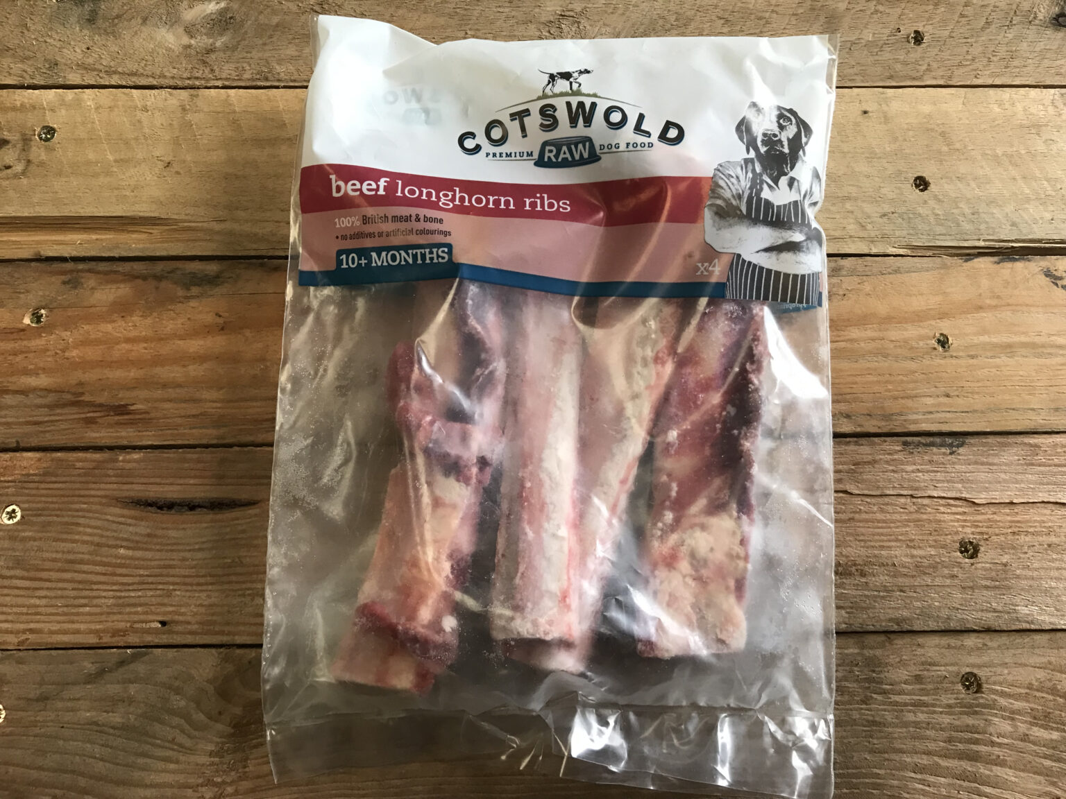 Cotswold Longhorn Beef Ribs 4pcs Nuneaton Raw Pet Food