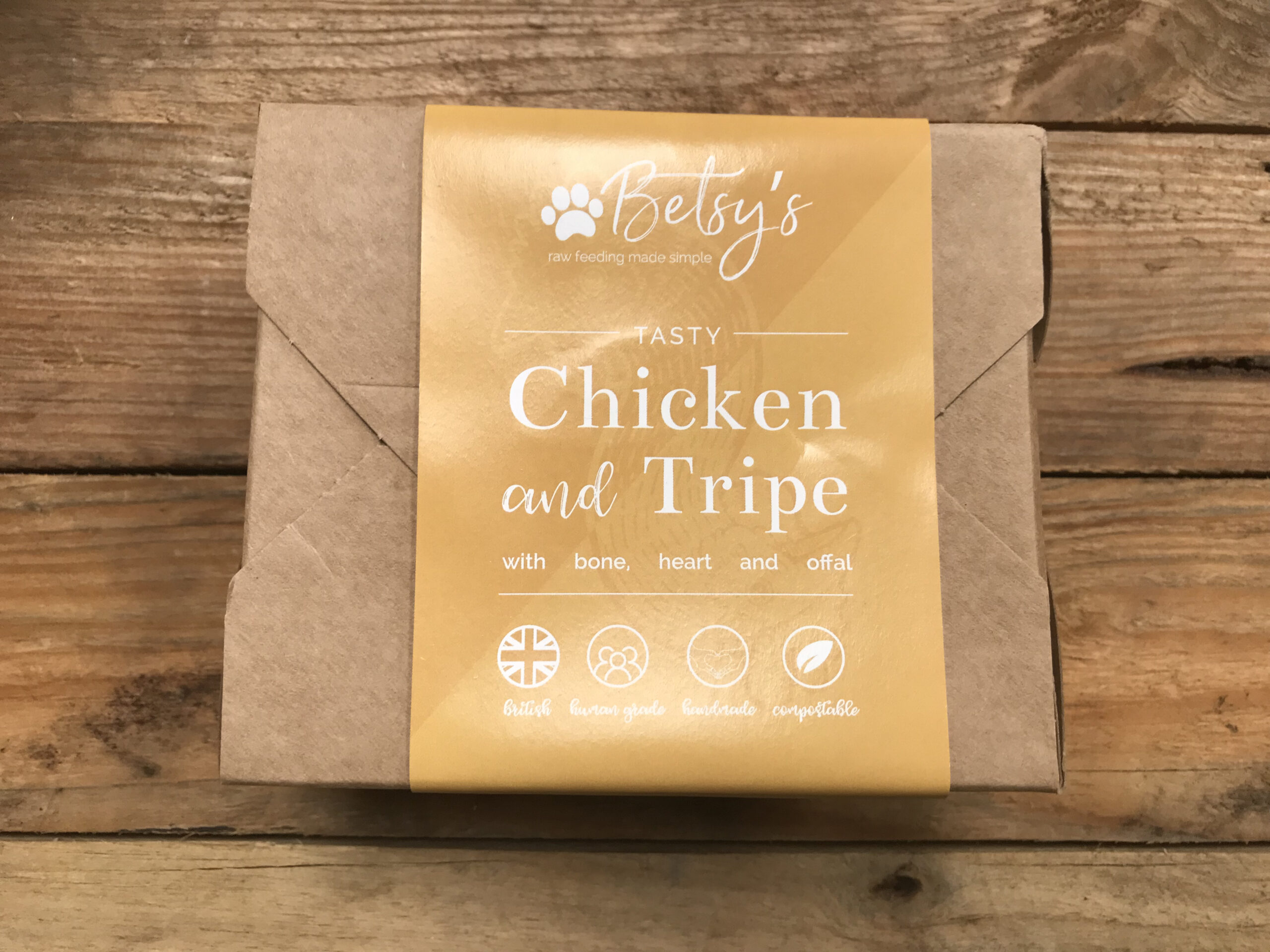 Betsy’s Tasty Chicken & Tripe – 500g