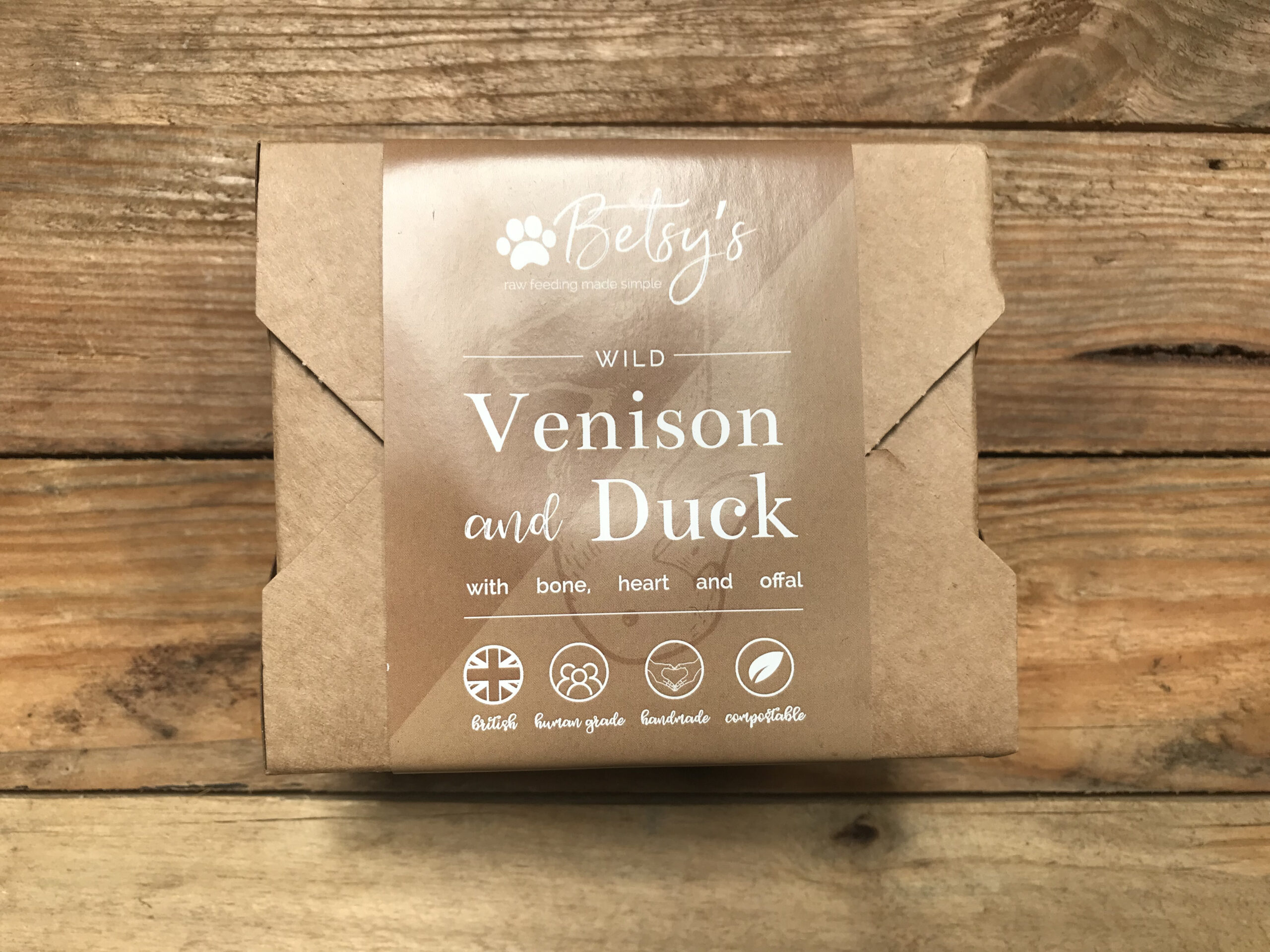 Betsy’s Venison & Duck – 500g
