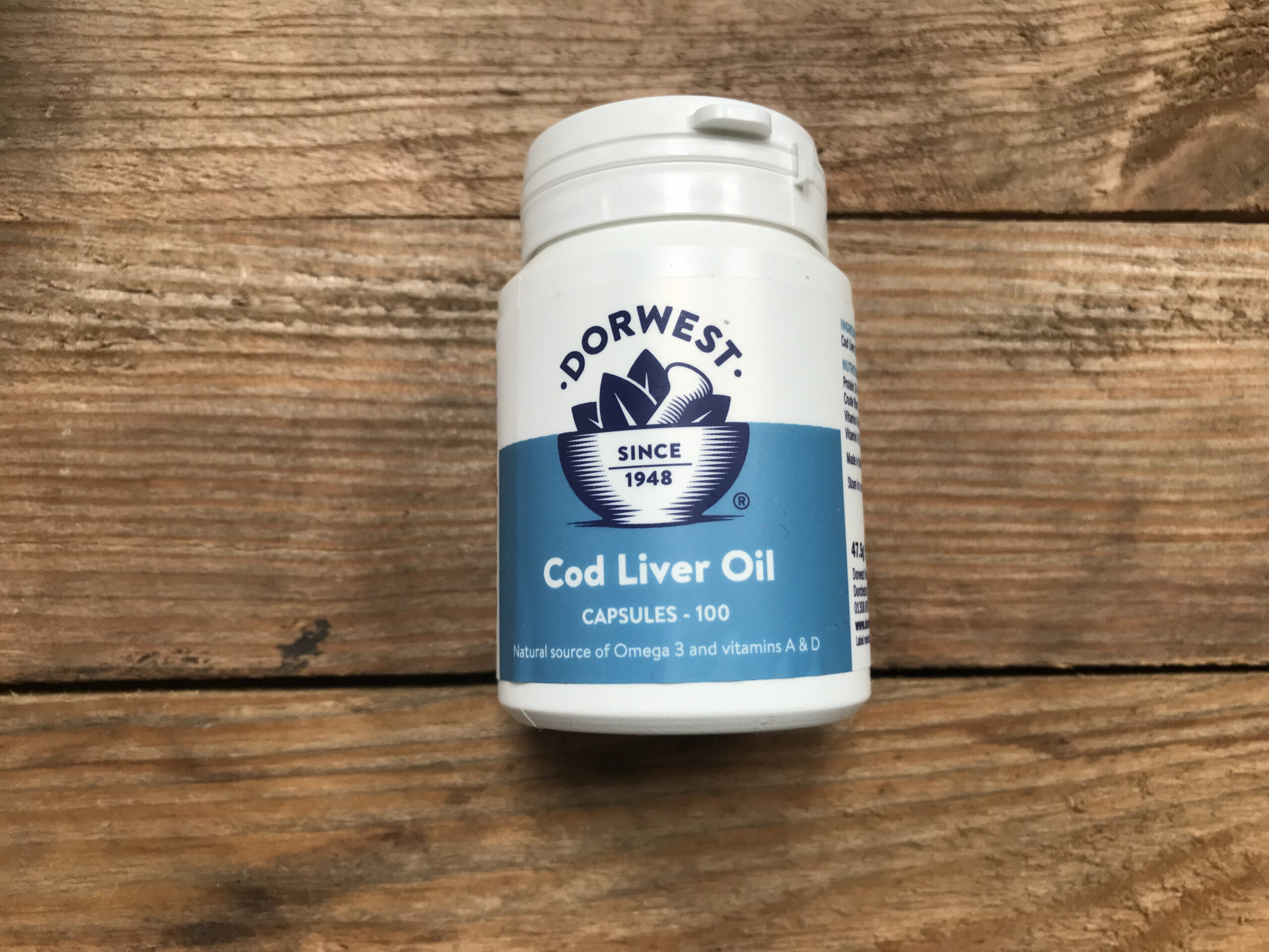 Dorwest Cod Liver Oil Capsules – 100