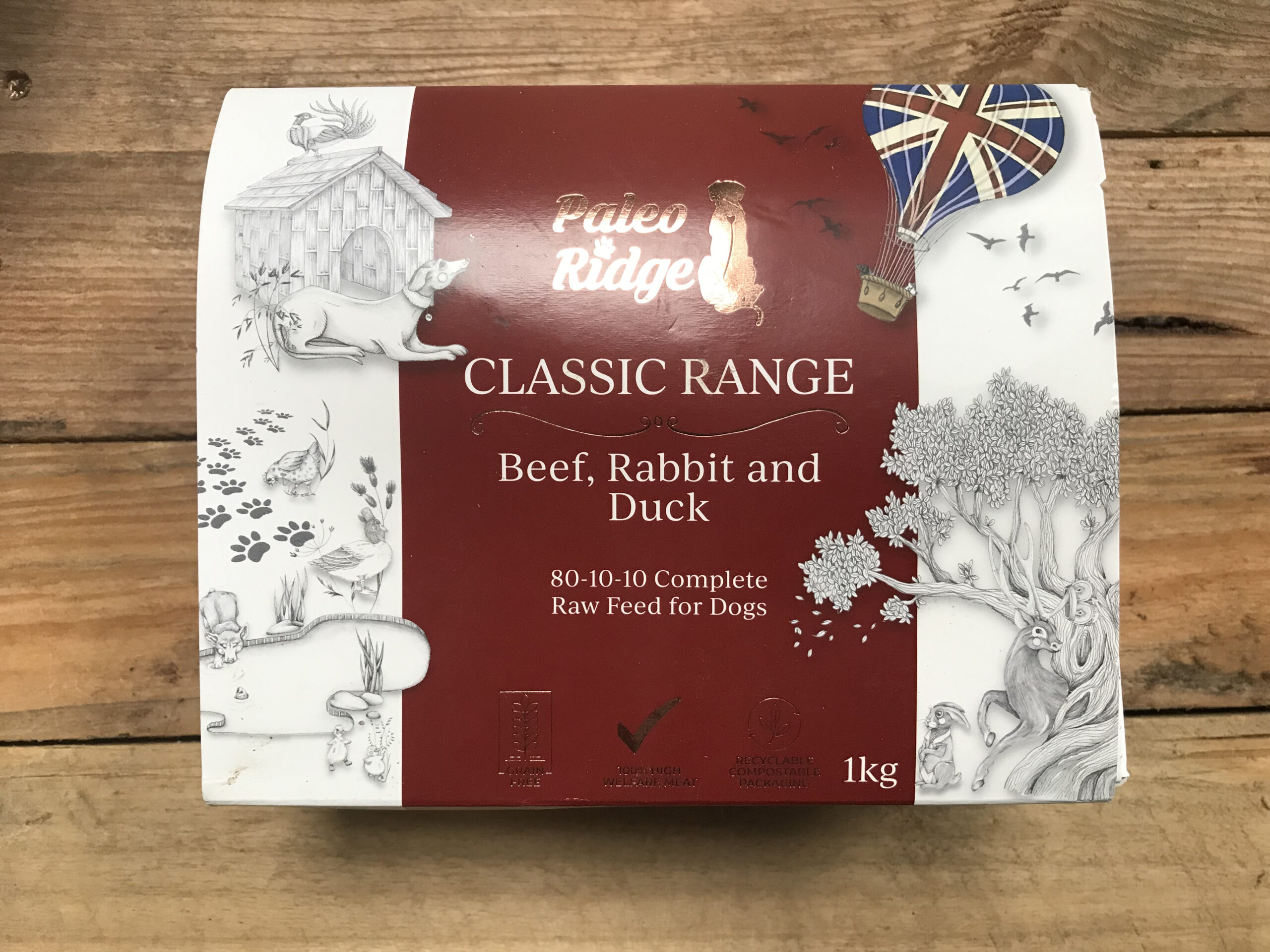 Paleo Ridge Beef, Rabbit & Duck – 1kg
