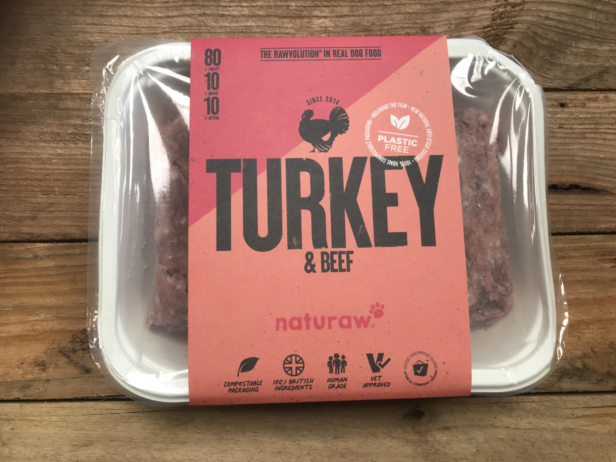 Naturaw Turkey & Beef – 500g