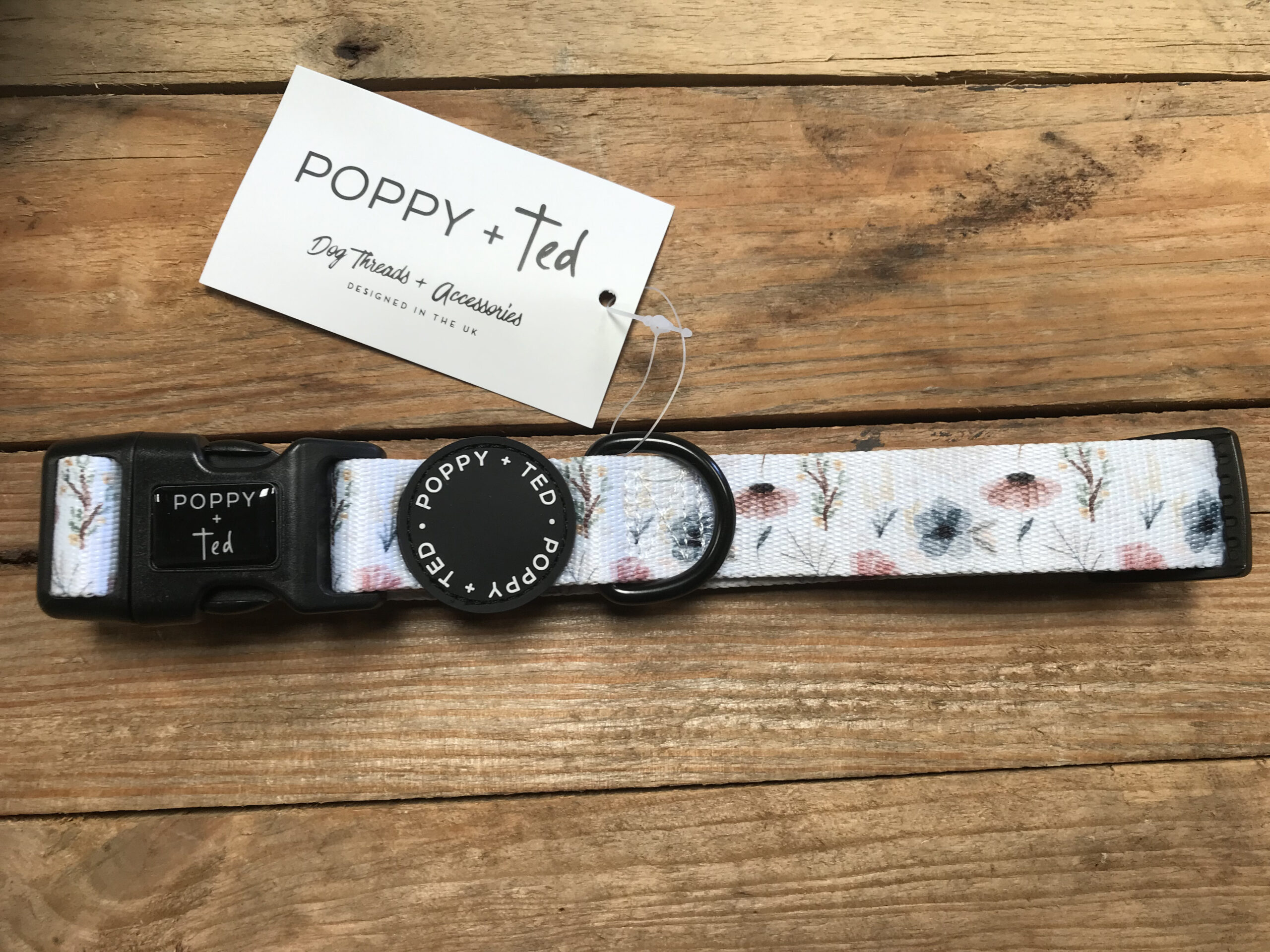 Poppy & Ted “Pressed Petal” Collar – L