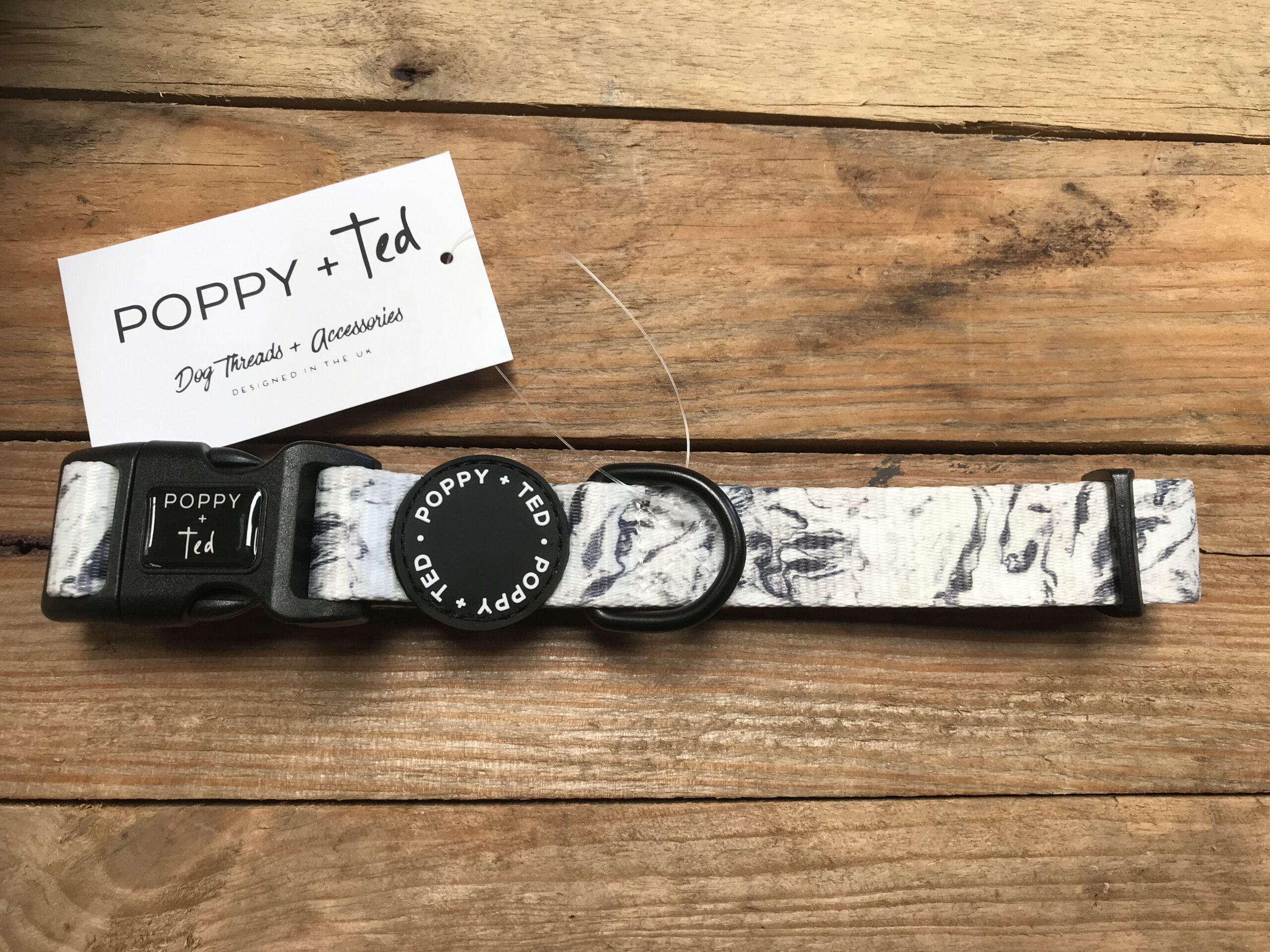 Poppy & Ted “Marbled” Collar – L