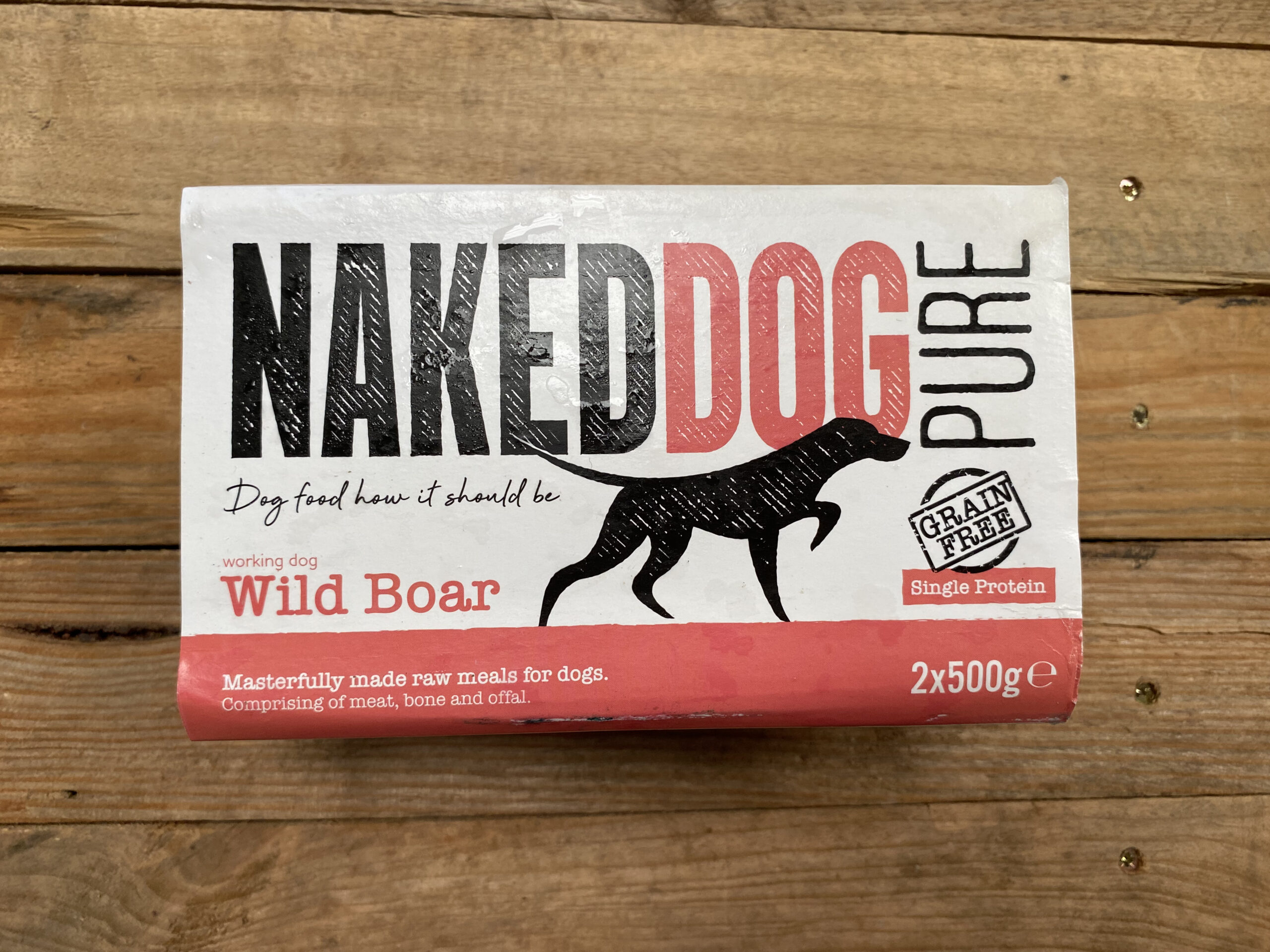 Naked Dog Pure Wild Boar – 2x500g