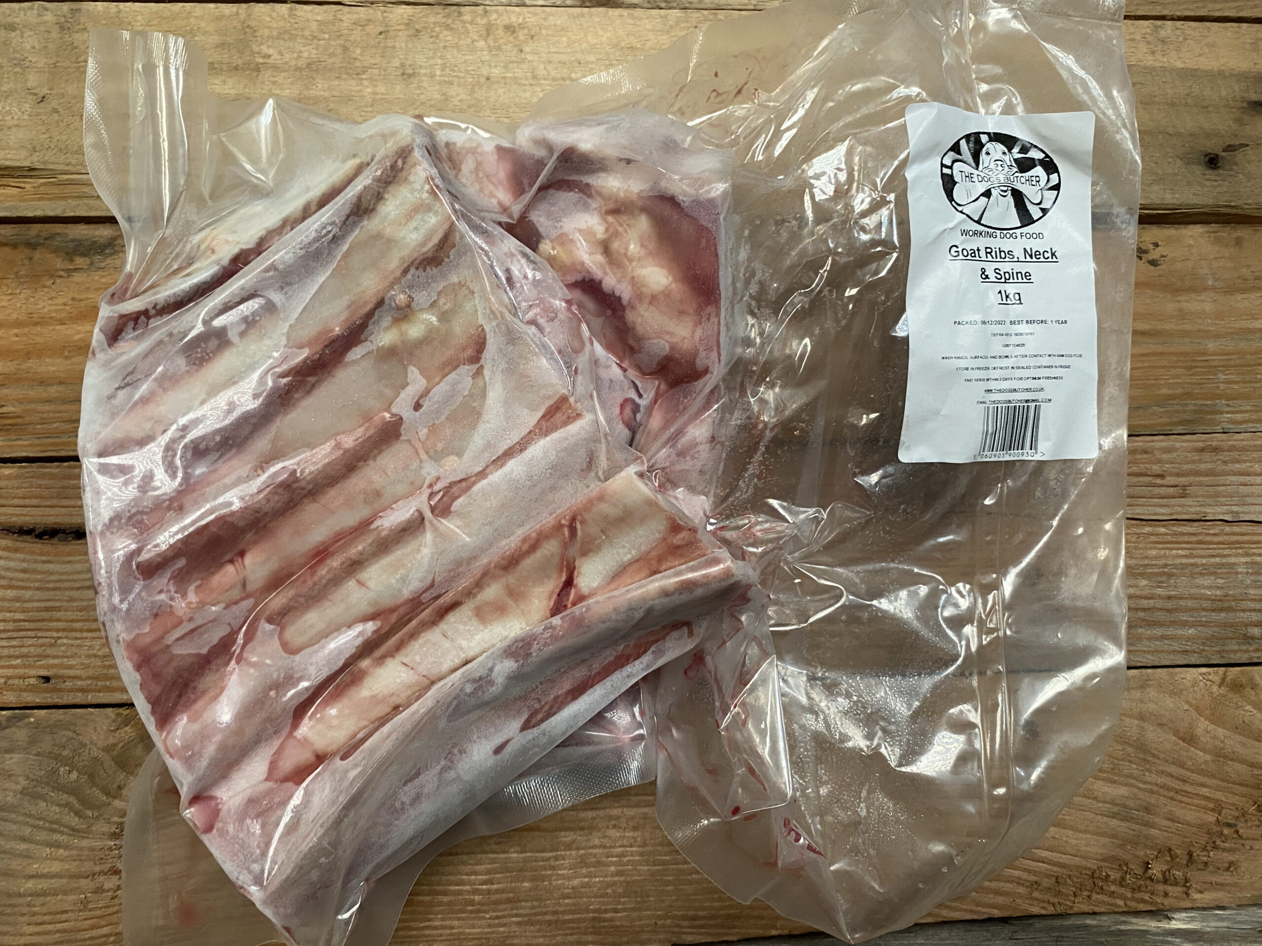 TDB Goat Ribs, Neck & Spine – 1kg