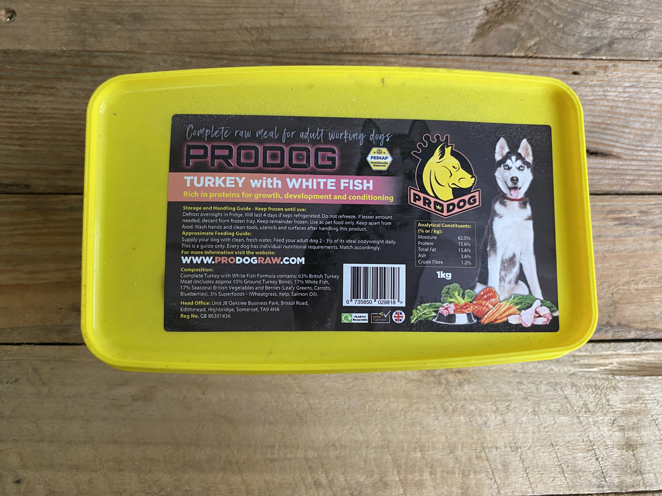 ProDog Turkey & White Fish Formula – 1kg