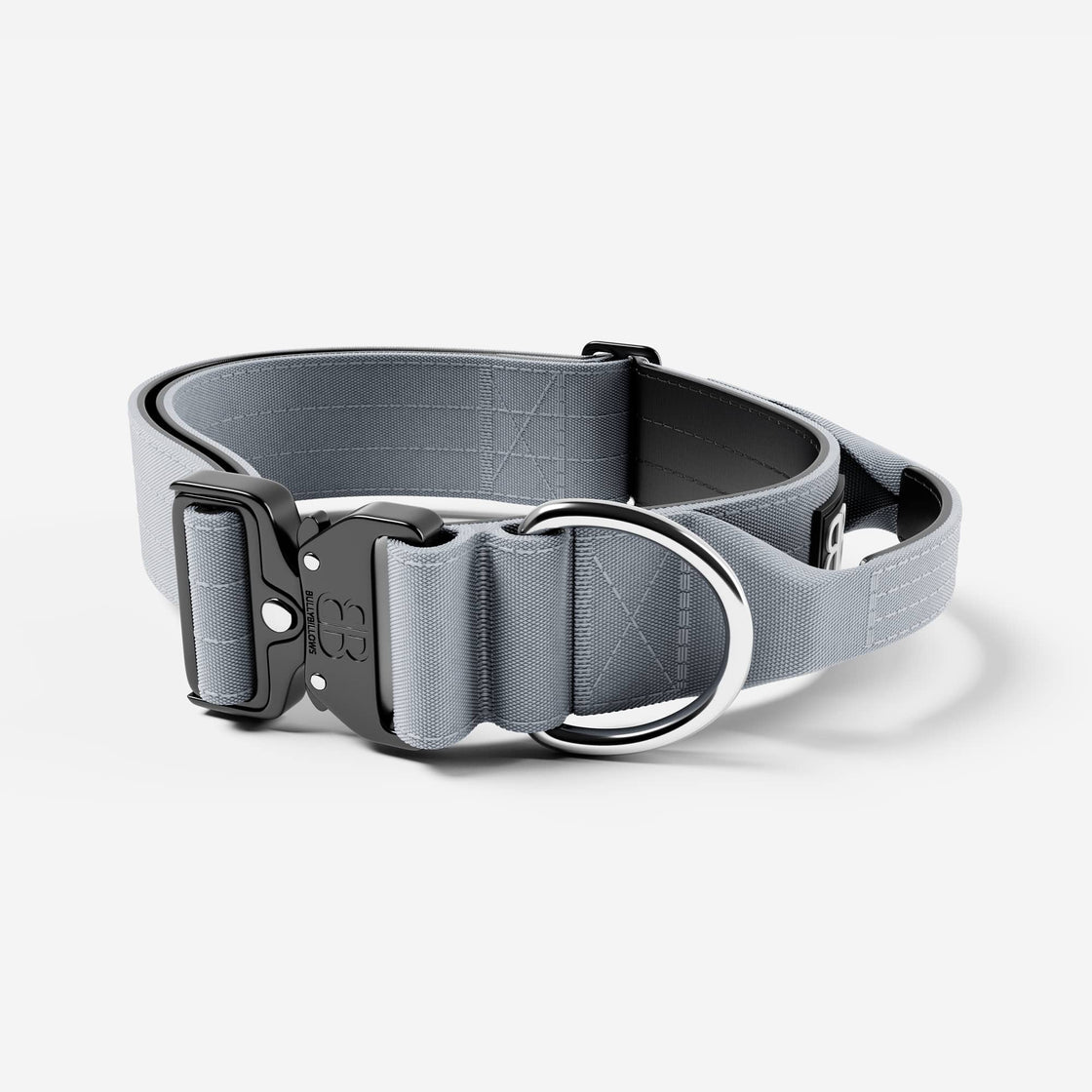 Bully Billows 5cm Combat Collar Metal Grey – XL
