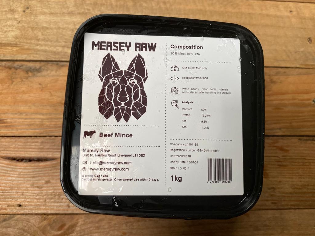 Mersey Raw Beef – 1kg