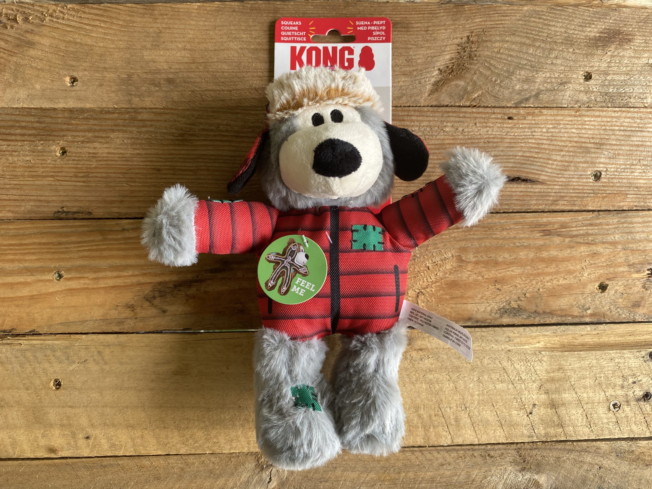 Kong Christmas Wild Knots Bear – S/M