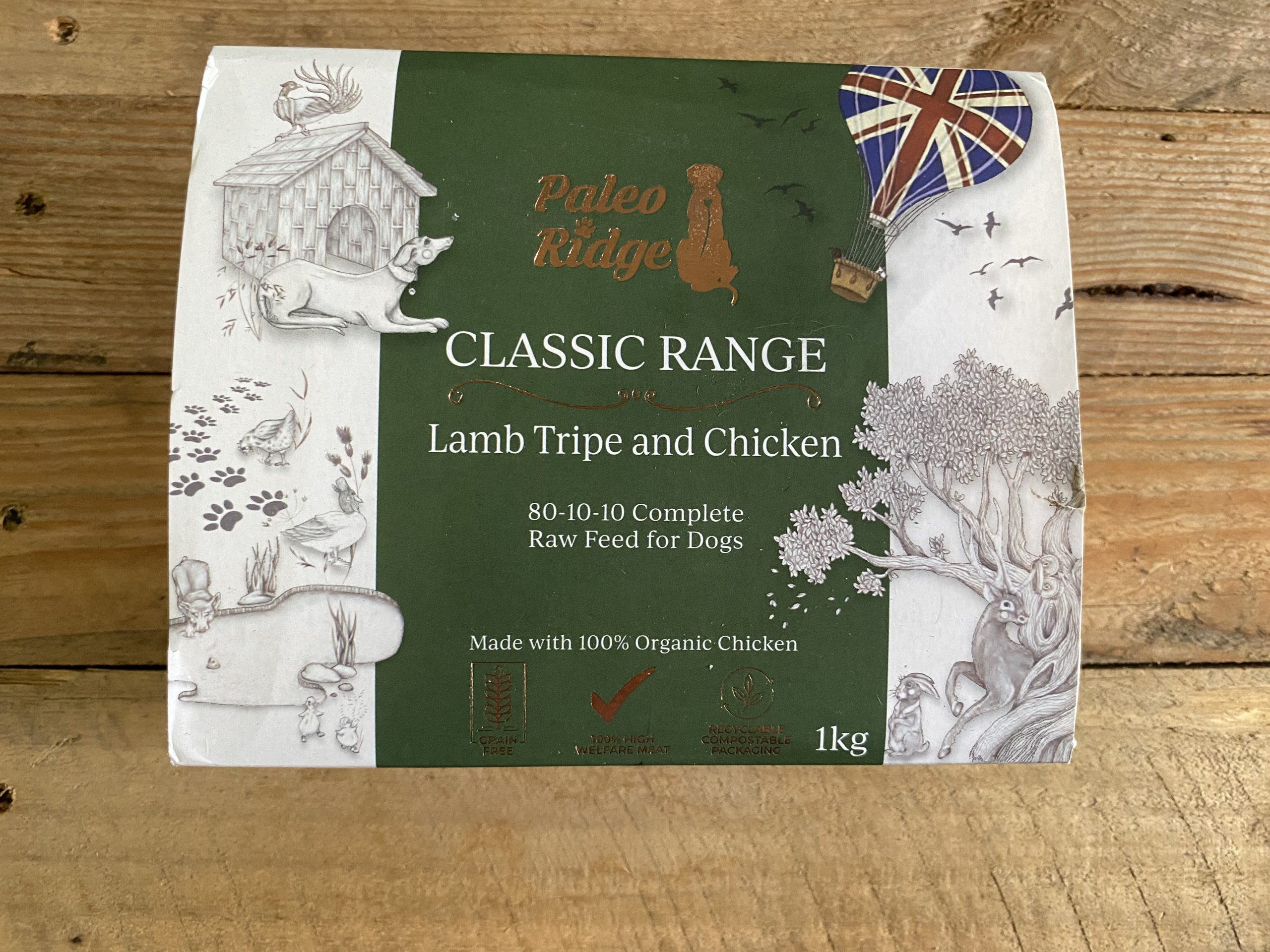 Paleo Ridge Lamb Tripe & Chicken – 1kg