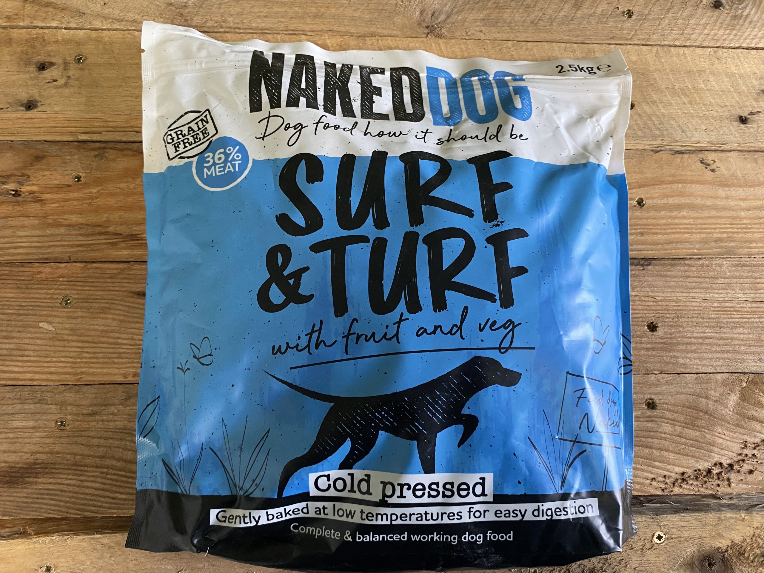 Naked Dog Surf & Turf Cold Pressed – 2.5kg