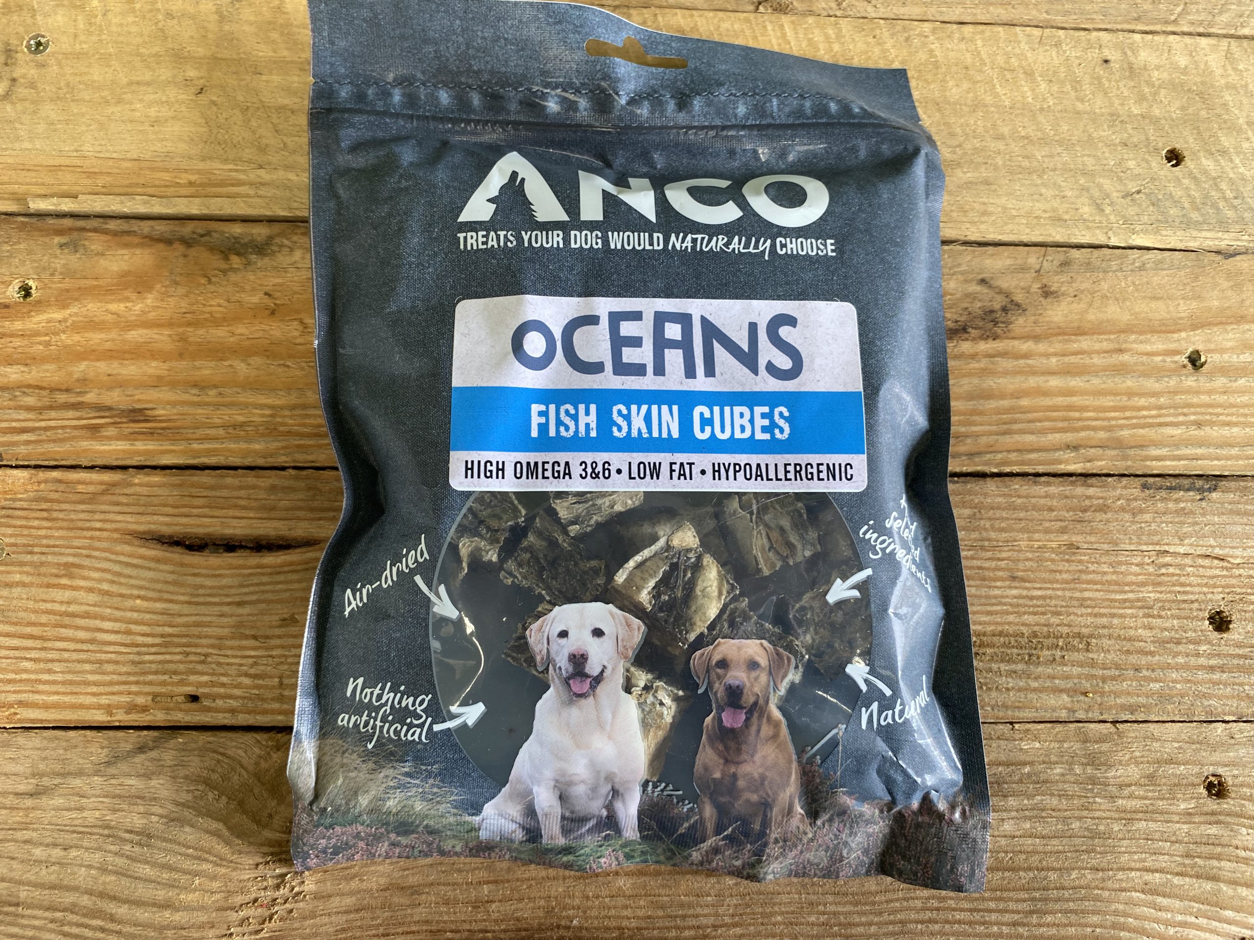 Anco Fish Skin Cubes – 100g