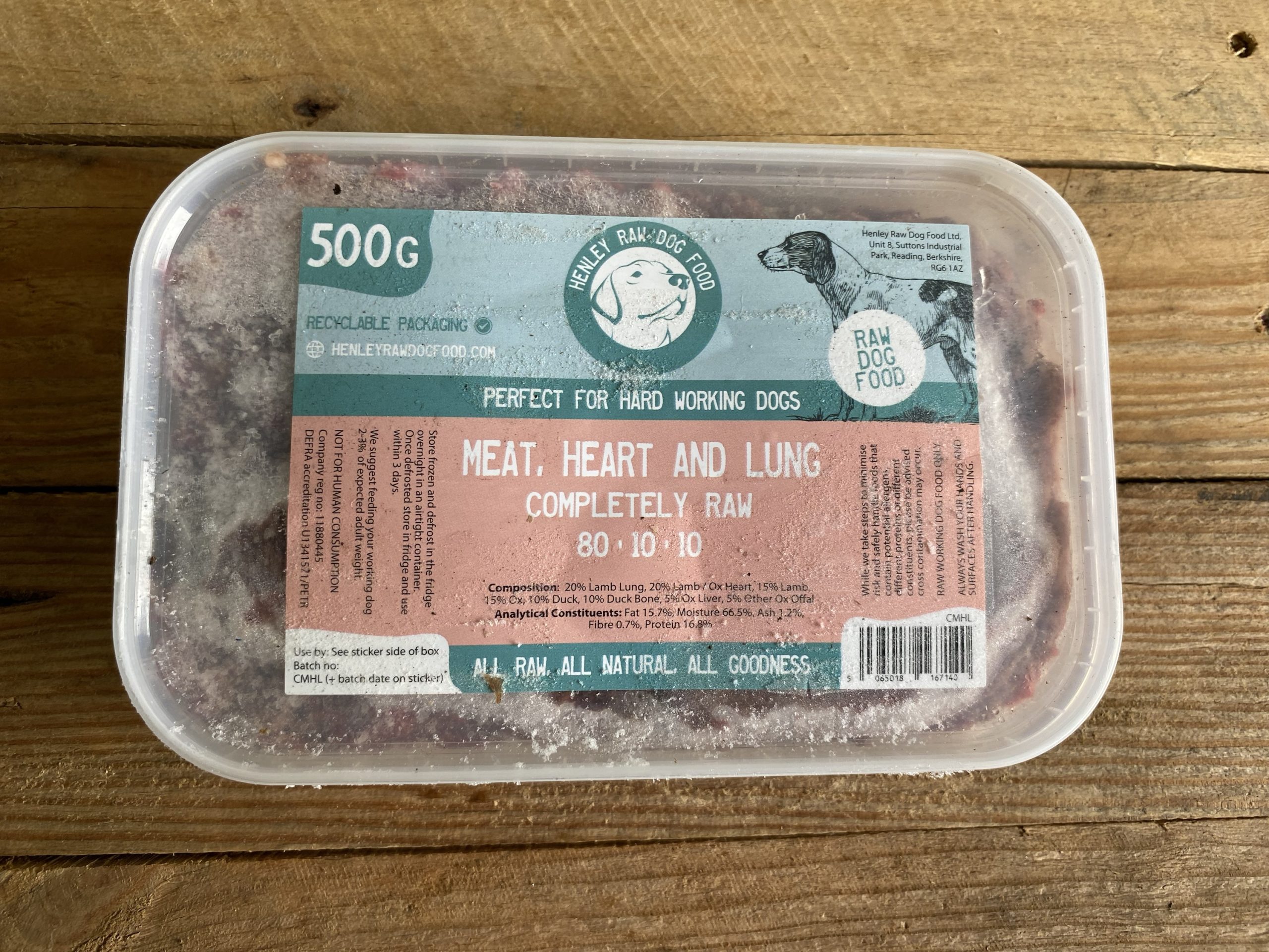 Henley Meat, Heart & Lung – 500g