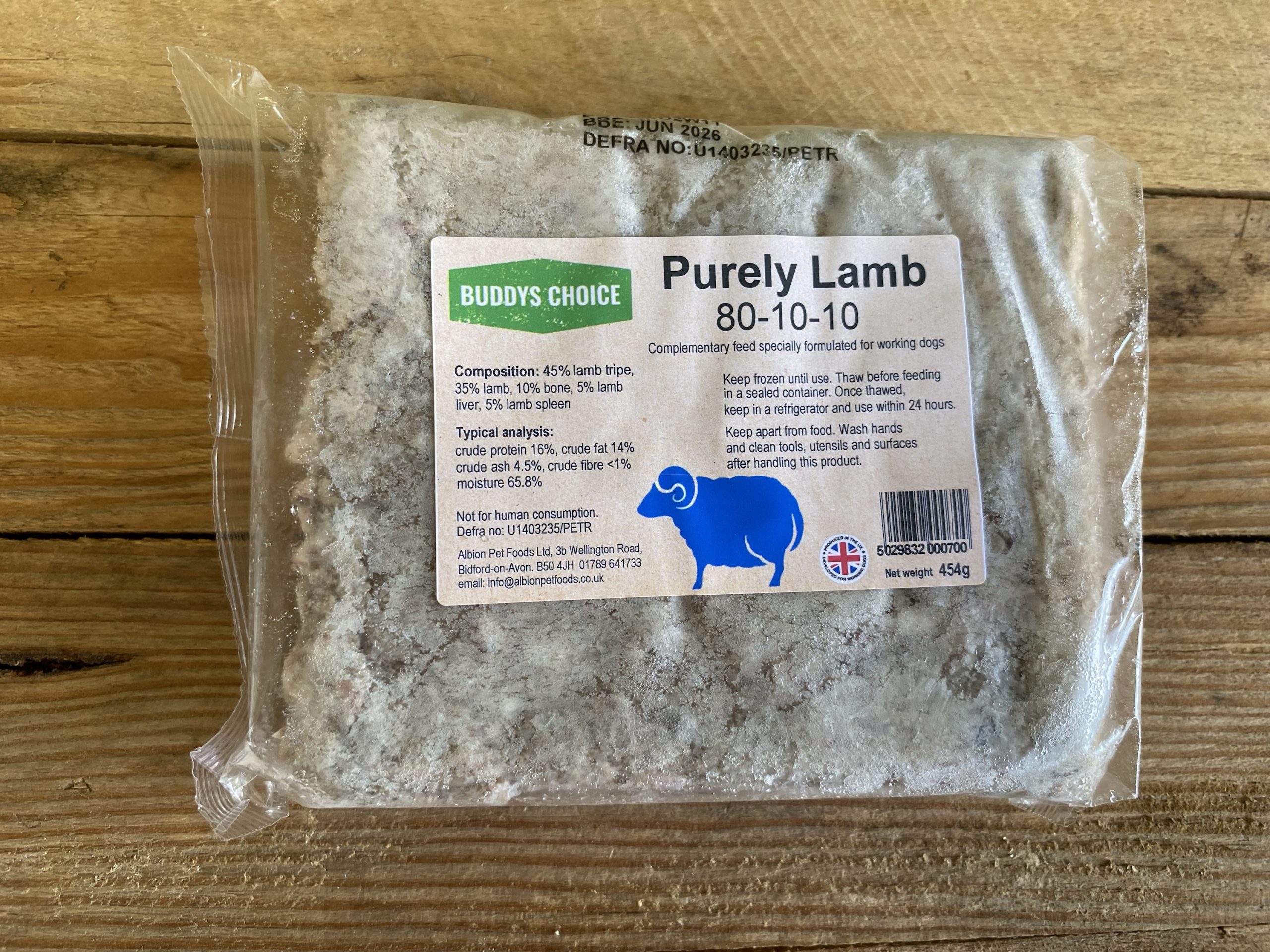 Buddys Choice Lamb – 454g