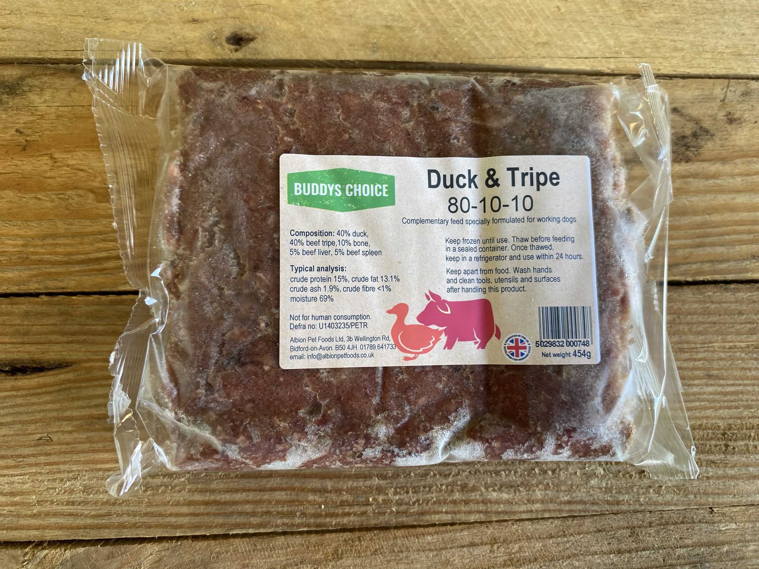 Buddys Choice Duck & Tripe – 454g