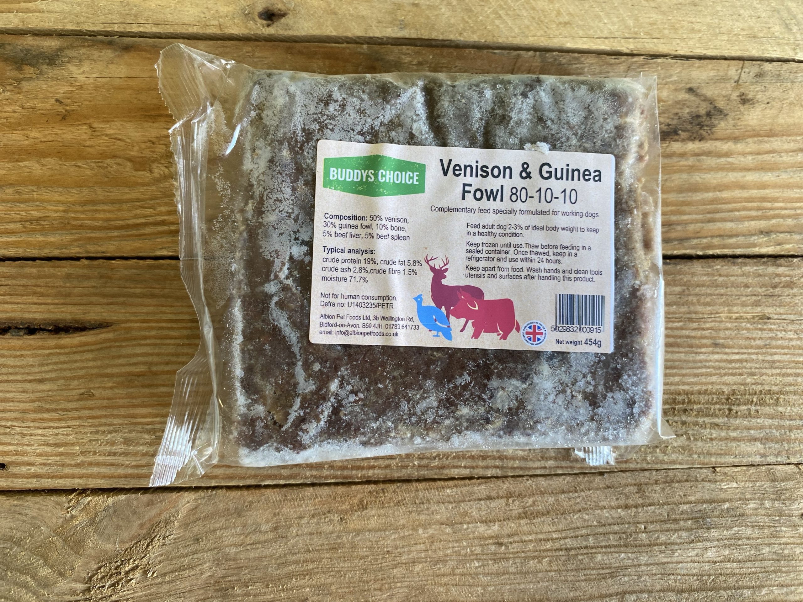 Buddys Choice Venison & Guinea Fowl – 454g