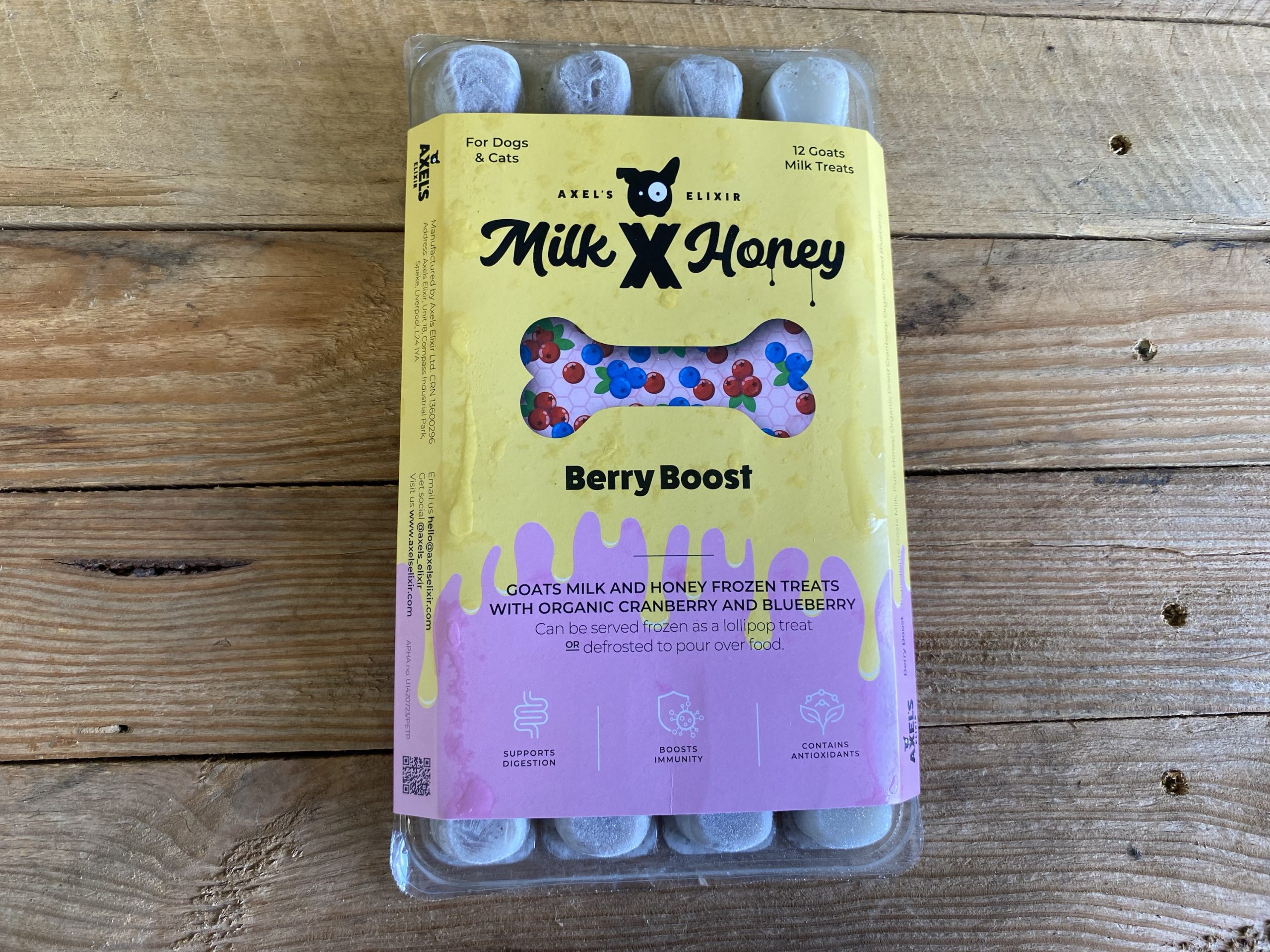 Axel’s Berry Boost Bones