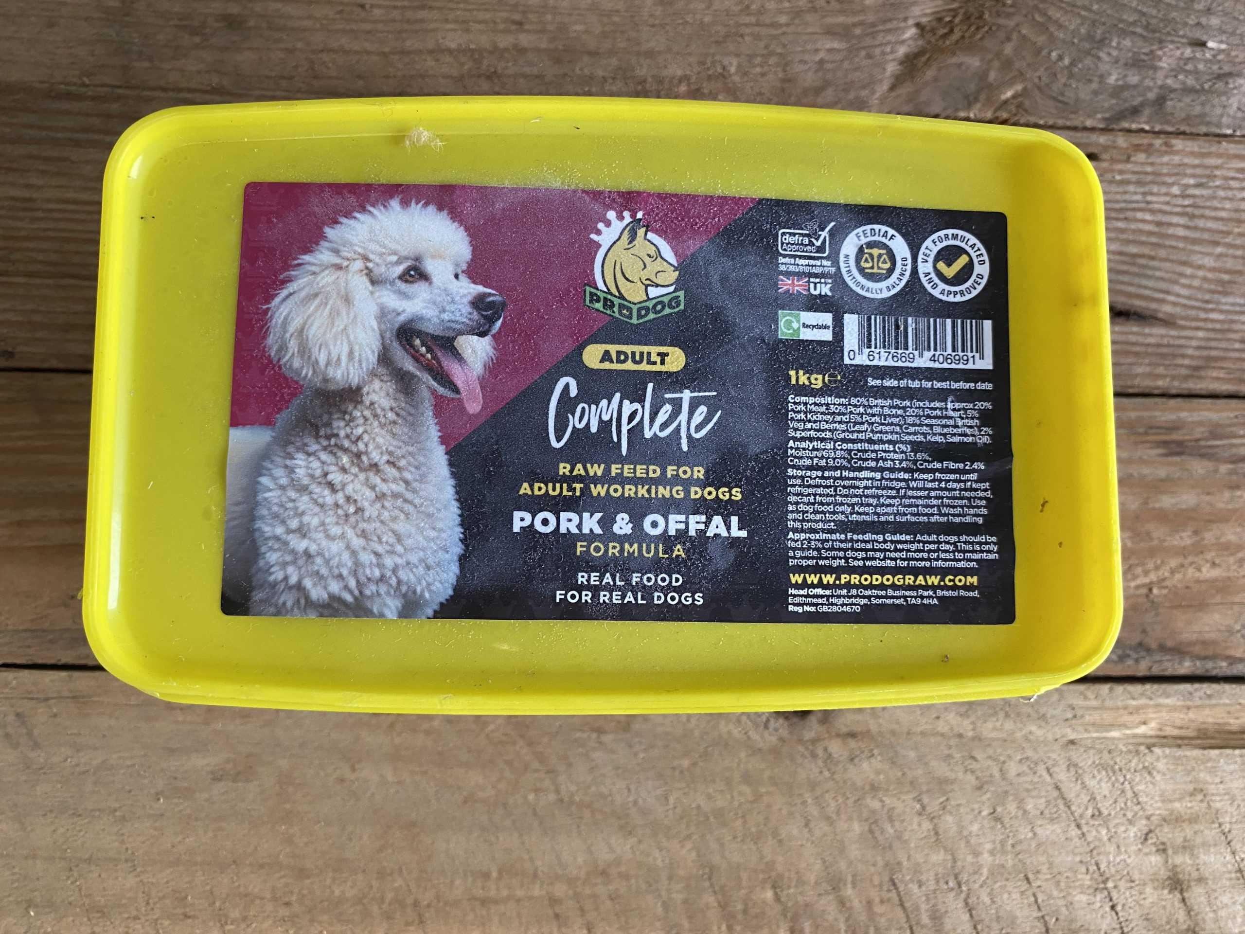 ProDog Pork Formula – 1kg
