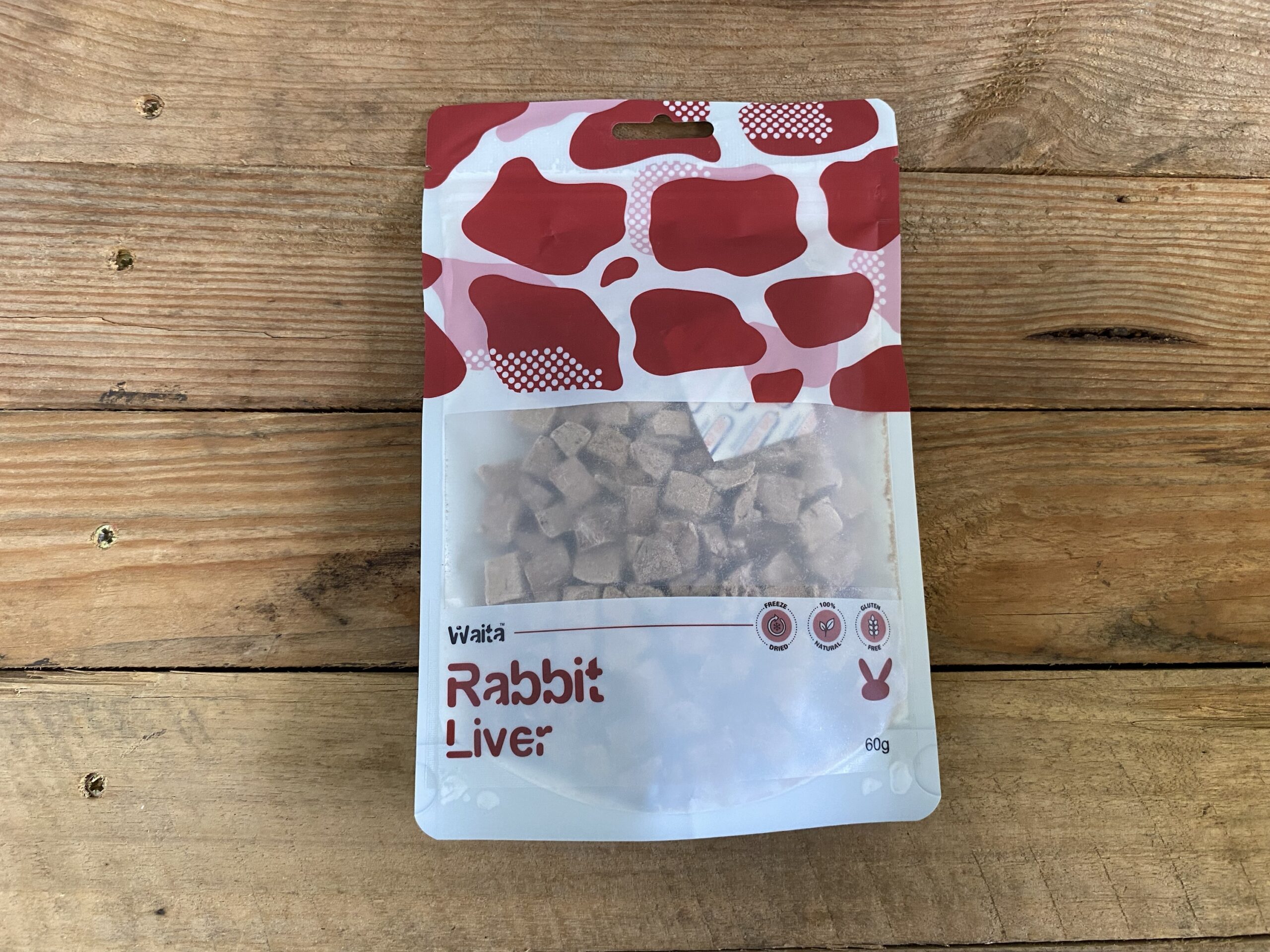 Freeze Dried Rabbit Liver Bites – 60g