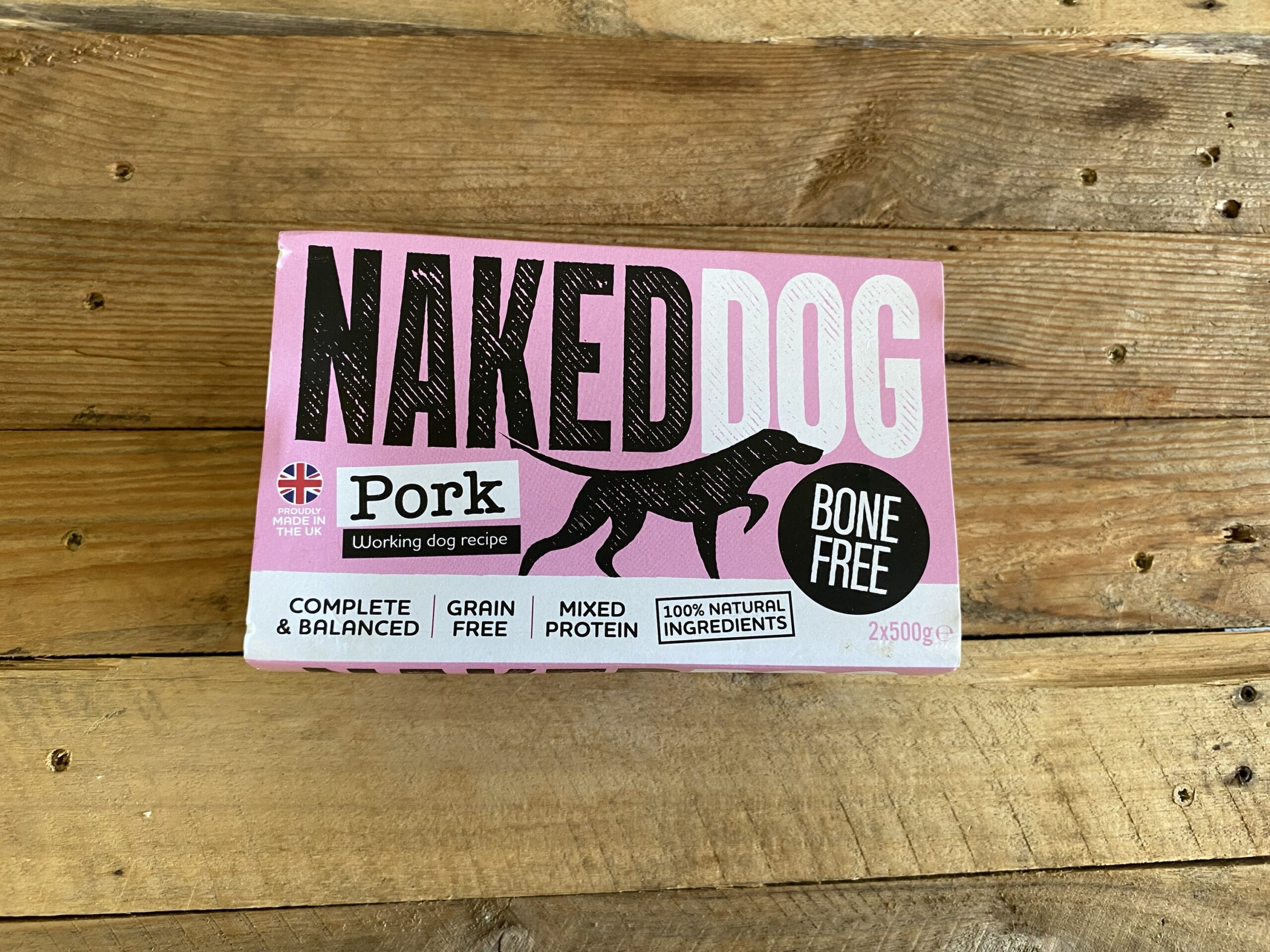 Naked Dog Boneless Pork 2 X 500g