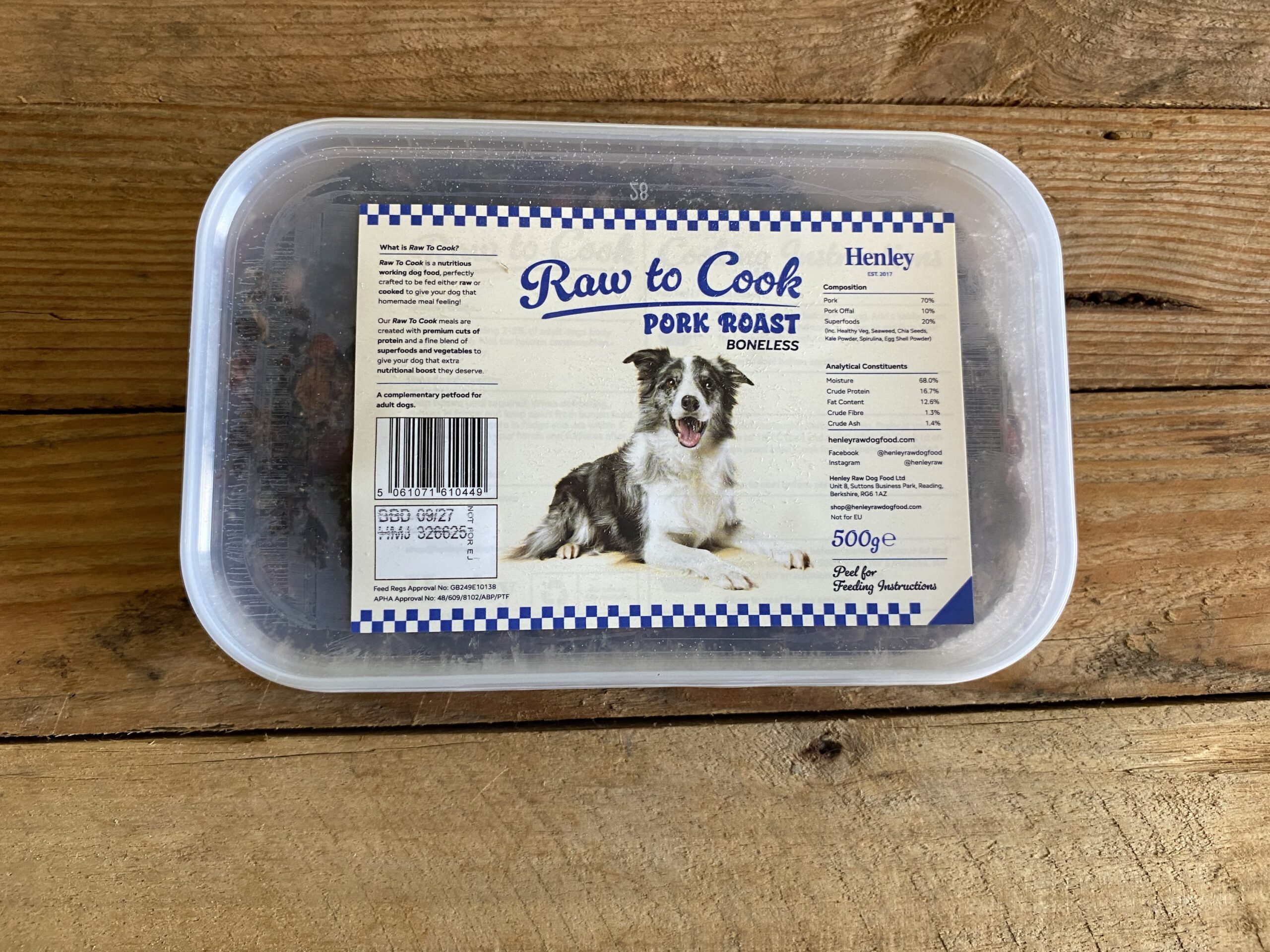 Henley Raw To Cook Pork – 500g